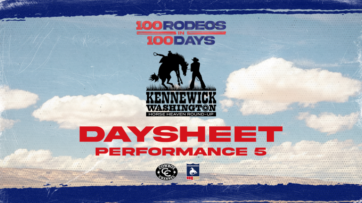 Horse Heaven Roundup Rodeo: Saturday Night Daysheet, Performance 5